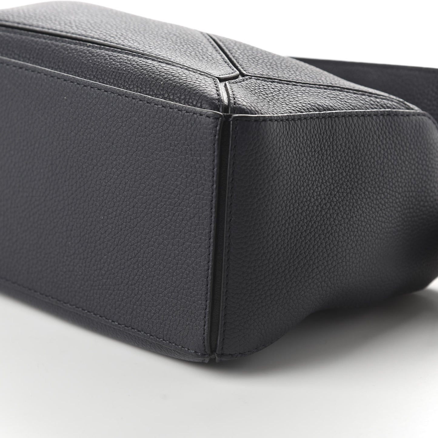 Calfskin Small Puzzle Bag Midnight Blue Black
