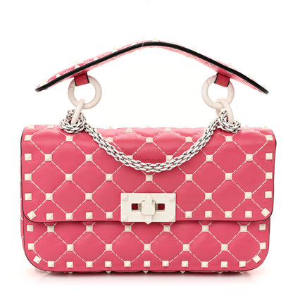 Valentino Garavani Lambskin Small Free Rockstud Spike Shoulder Bag Shadow Pink 1 of 11