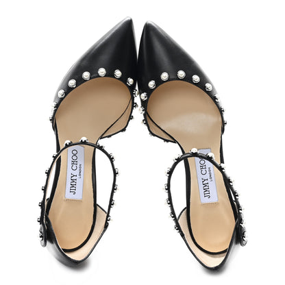 Jimmy Choo Nappa Pearl Leema 65 Pumps 37 Black 2 of 9