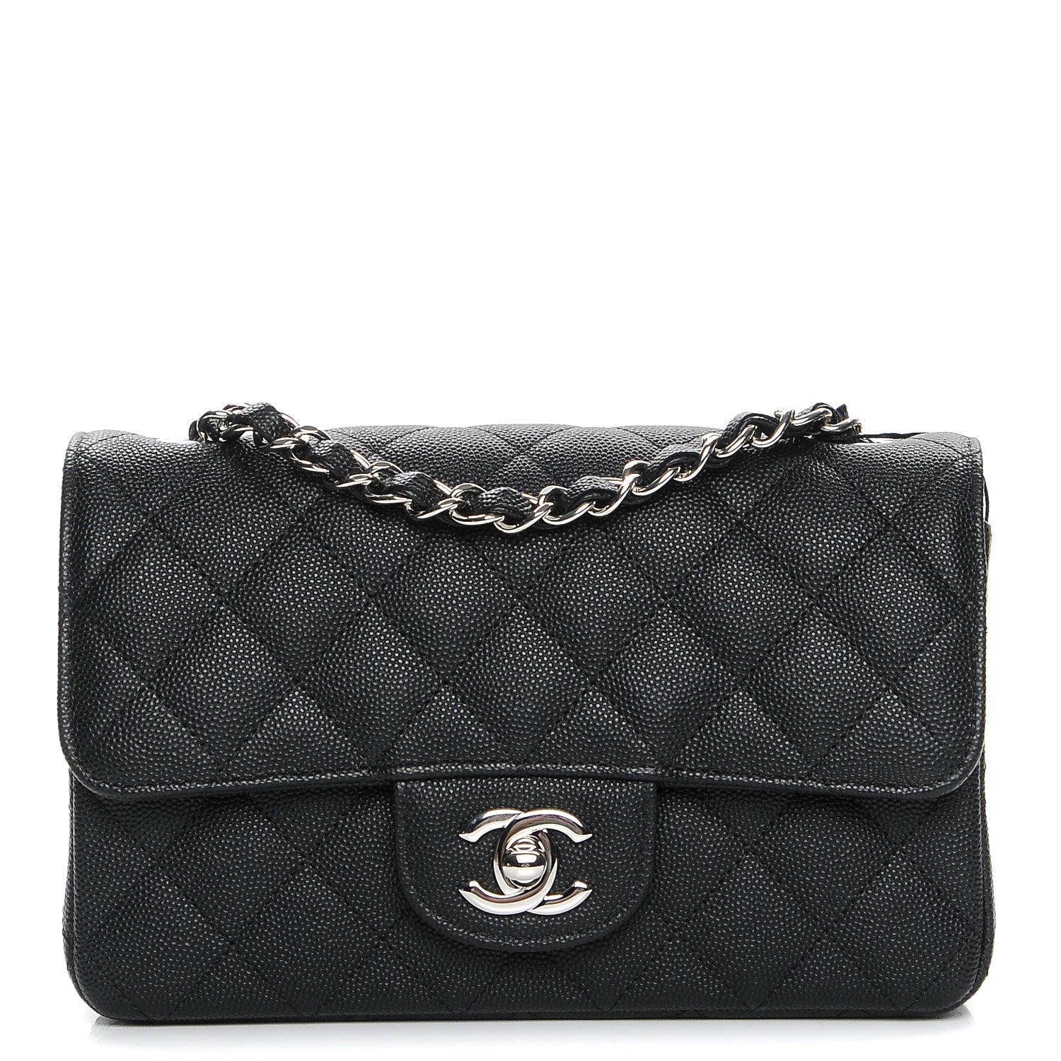 Chanel Caviar Quilted Mini Rectangular Flap Black 1 of 8