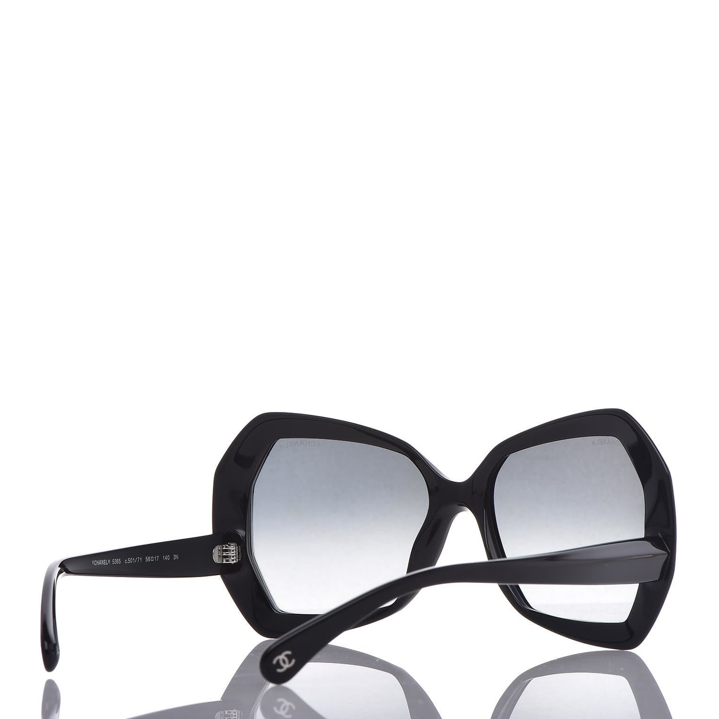 Acetate Oversized Sunglasses 5365 Black