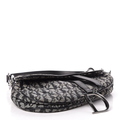 Christian Dior Monogram Saddle Bag Black 4 of 14