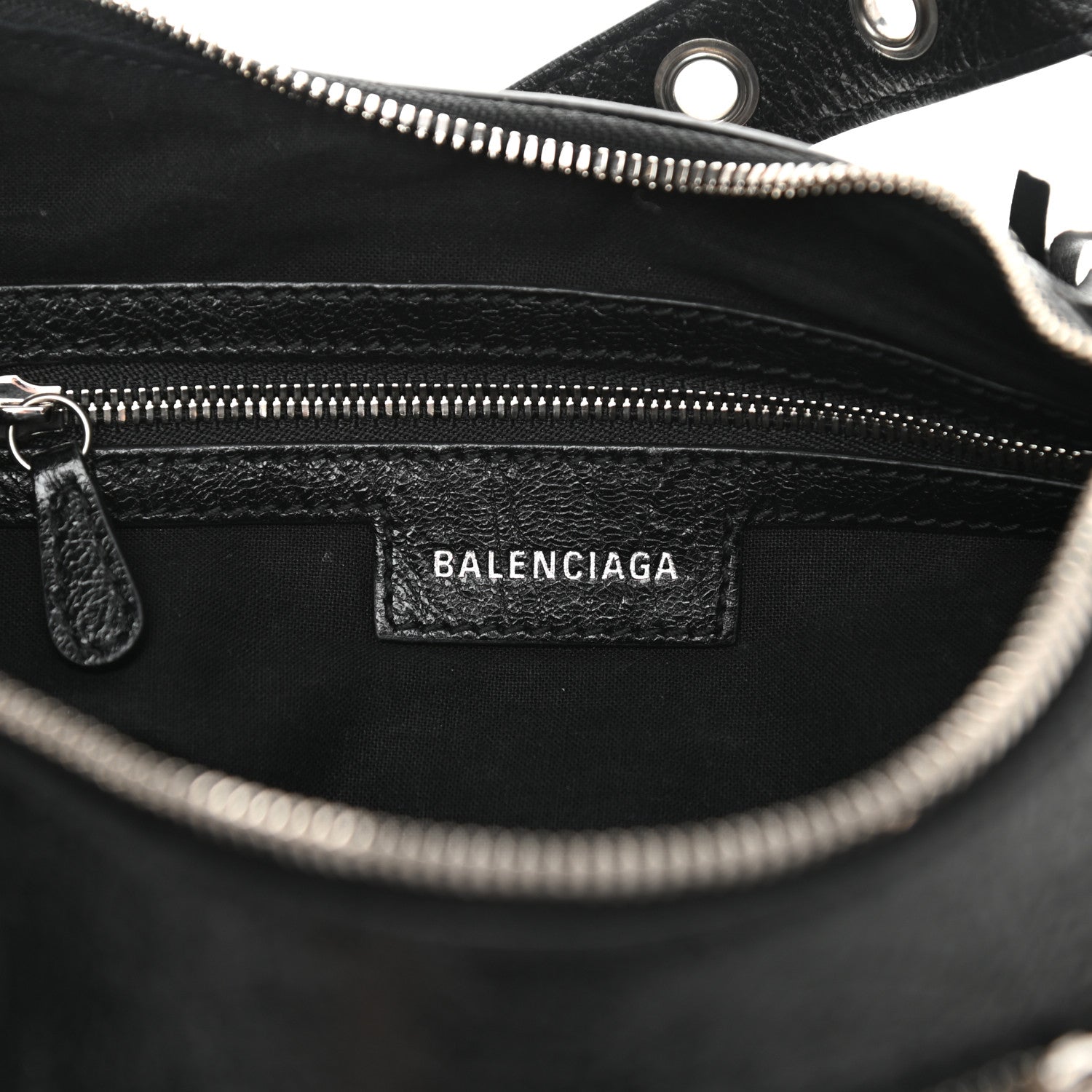 Balenciaga Agneau Arena Small Le Cagole Shoulder Bag Black 6 of 11