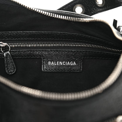 Balenciaga Agneau Arena Small Le Cagole Shoulder Bag Black 6 of 11