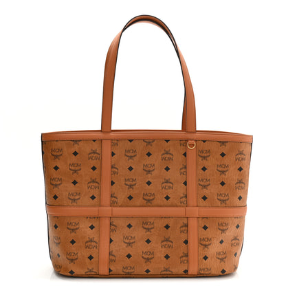 MCM Visetos Nappa Medium Aren Tote Cognac 1 of 11