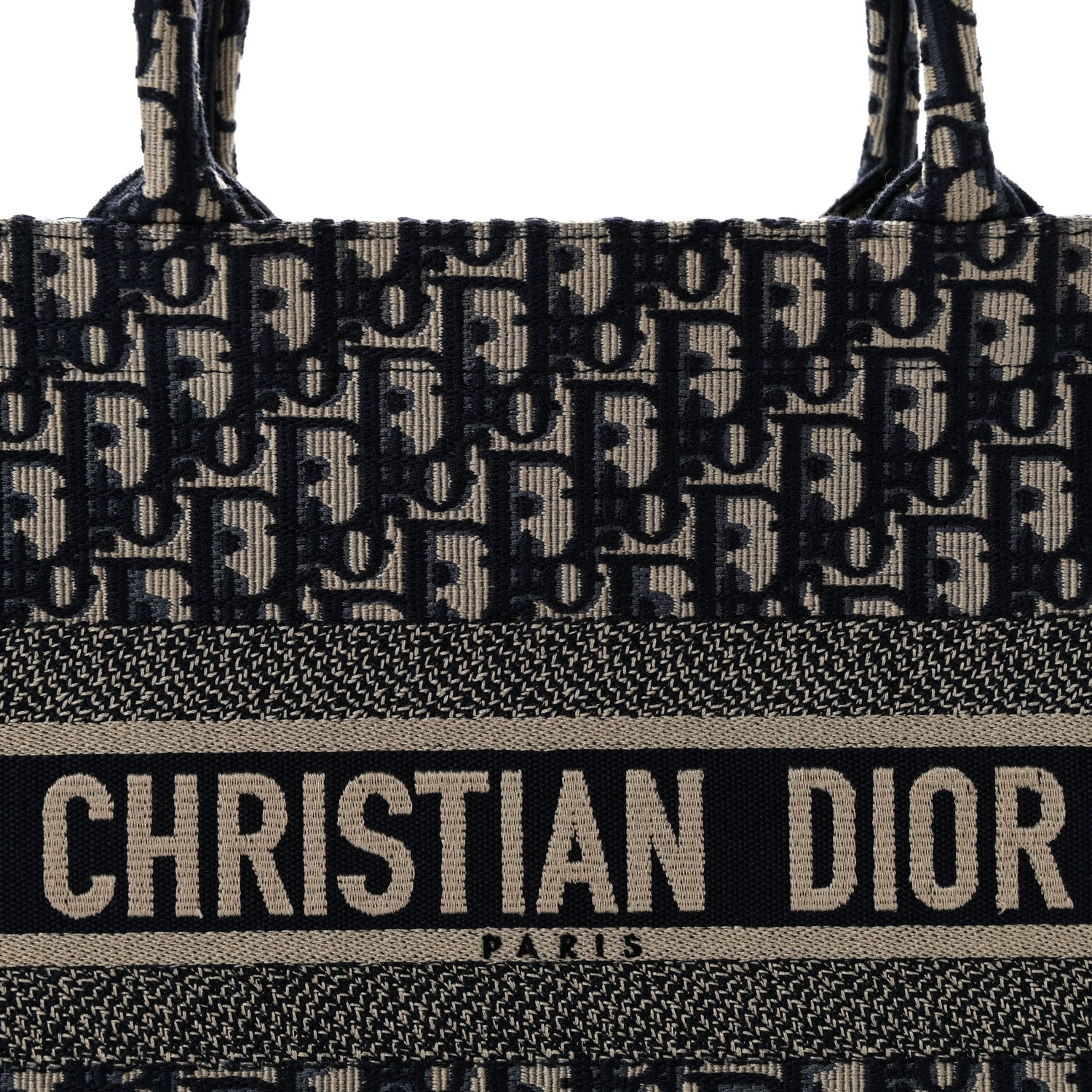 Christian Dior Oblique Medium Book Tote Blue Multicolor 8 of 12