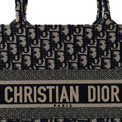 Christian Dior Oblique Medium Book Tote Blue Multicolor 8 of 12