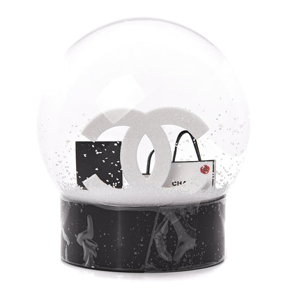 Chanel Glass CC Shopping Bag Snow Globe 4 of 5