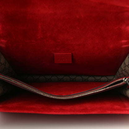 Gucci GG Supreme Monogram Embroidered Medium Dionysus Shoulder Bag Beige Hibiscus 5 of 14