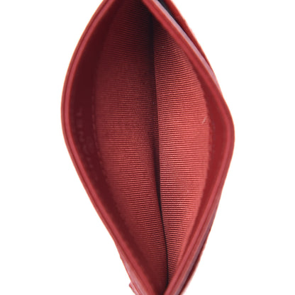 Chanel Caviar Quilted Card Holder Dark Red 5 of 9