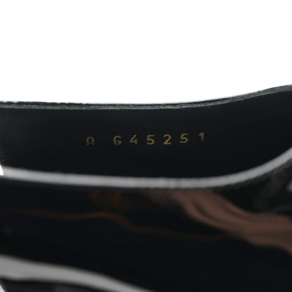 Chanel Patent Calfskin Cap Toe CC Slingback Pumps 37.5 Black 7 of 9