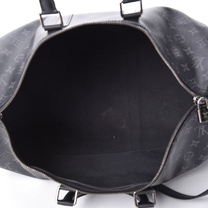 Louis Vuitton Monogram Eclipse Keepall Bandouliere 45 5 of 11