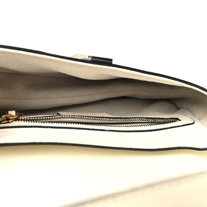 Christian Dior Grained Calfskin Saddle Bag With Strap Latte 5 of 11