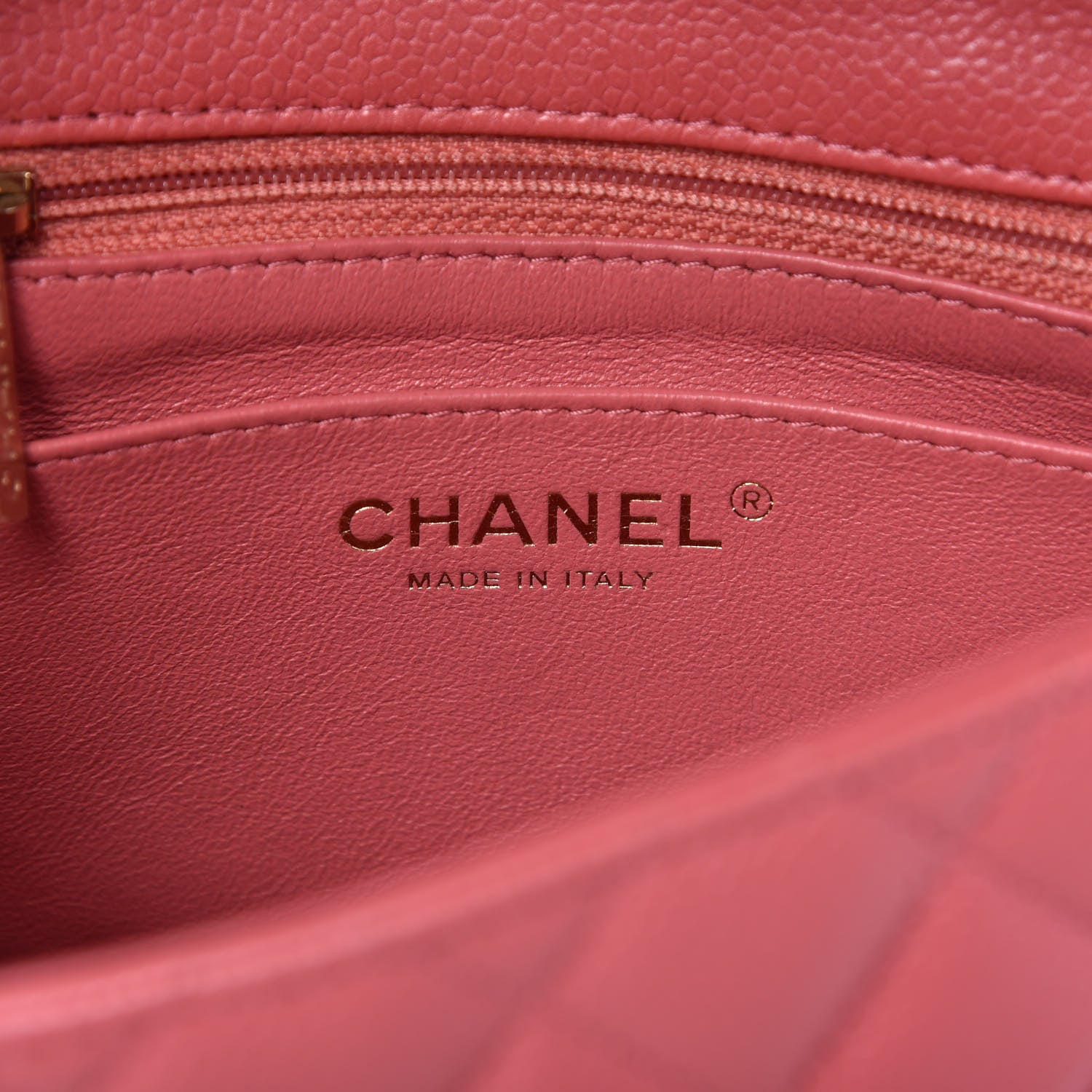 Chanel Caviar Quilted Mini Square Flap Pink 8 of 11