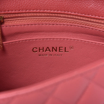 Chanel Caviar Quilted Mini Square Flap Pink 8 of 11