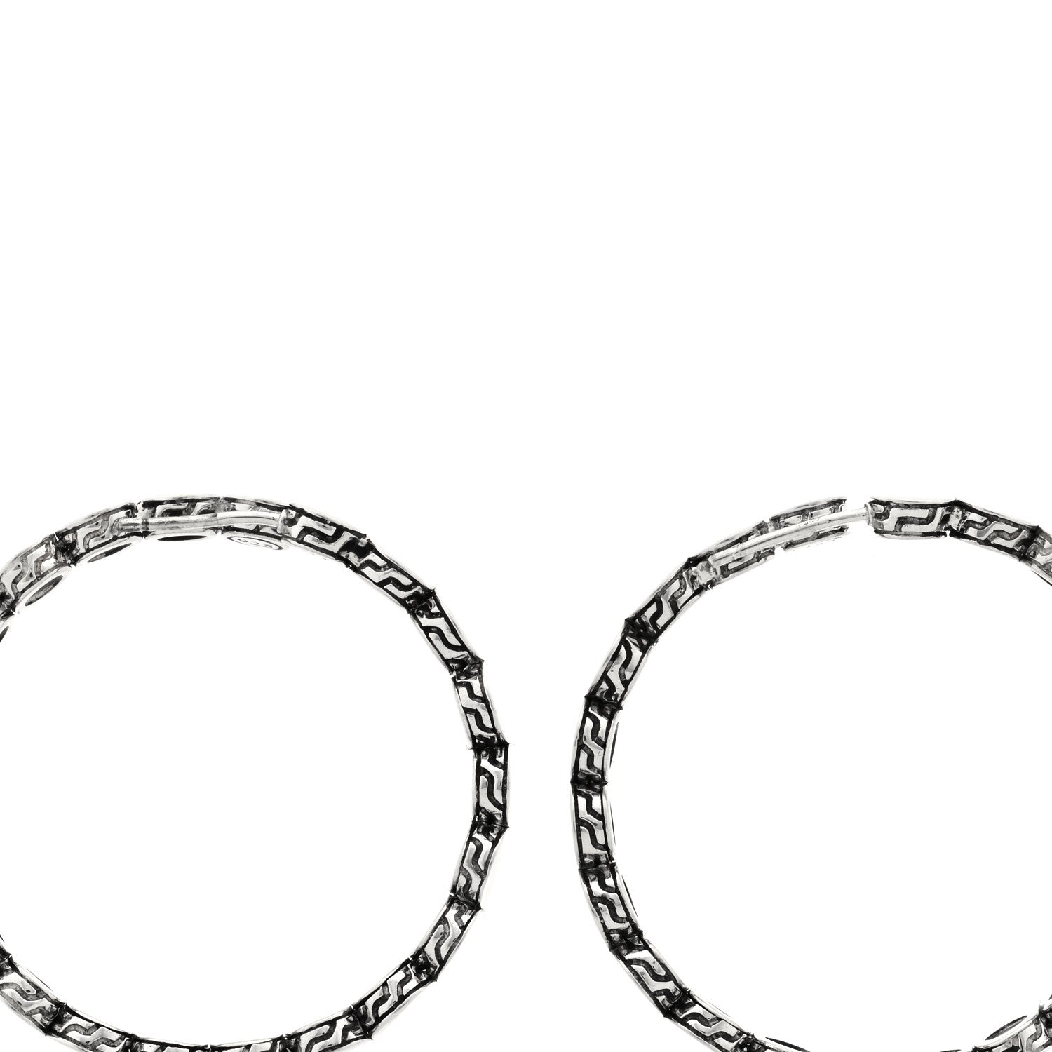 John Hardy Sterling Silver Dot Hoop Earrings 2 of 3