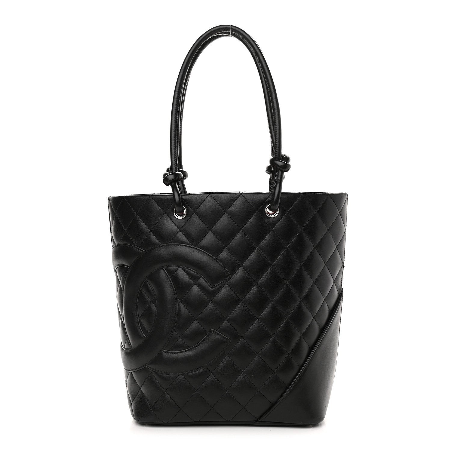 Chanel Calfskin Quilted Medium Cambon Tote Black 1 of 9