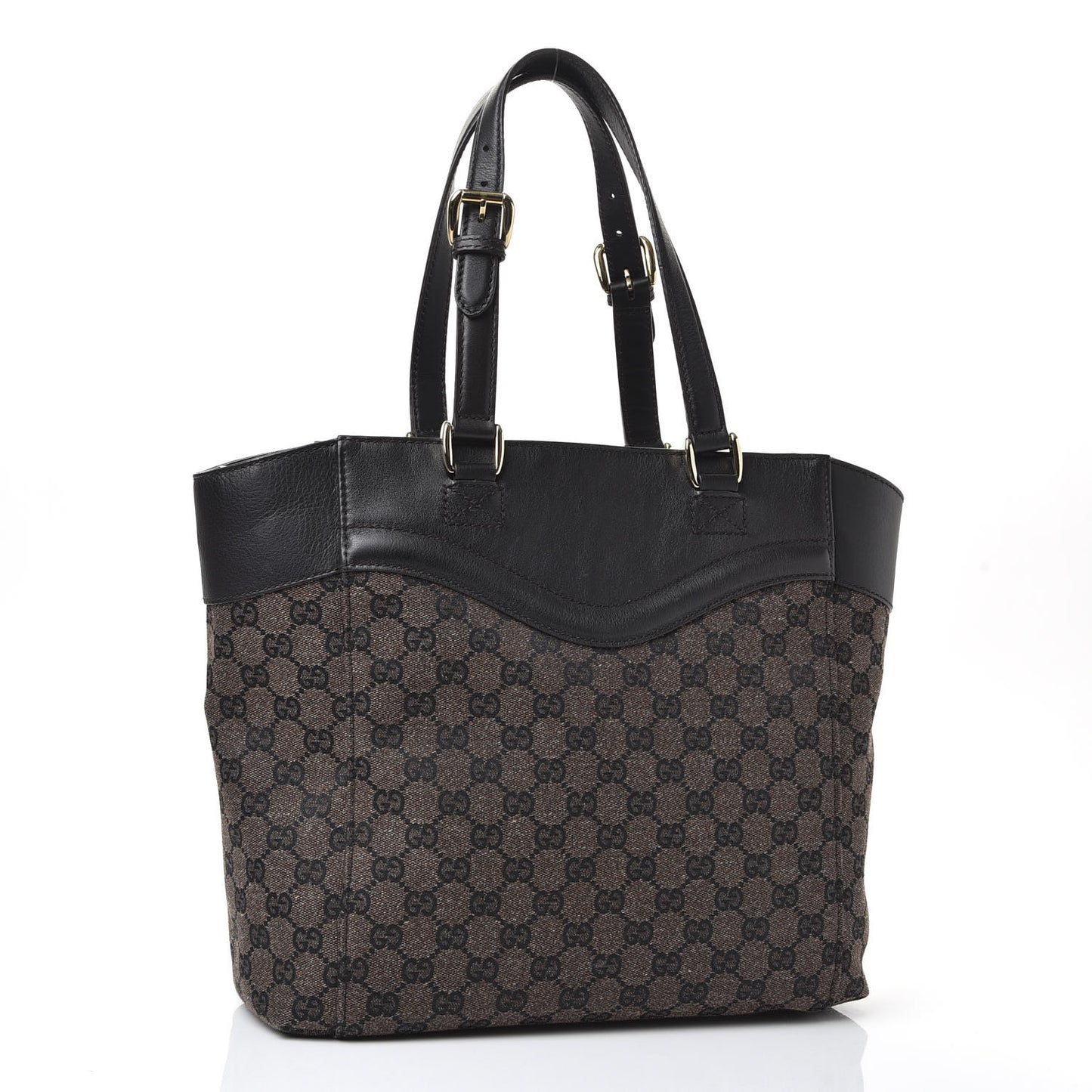 Monogram Crest Tote Brown