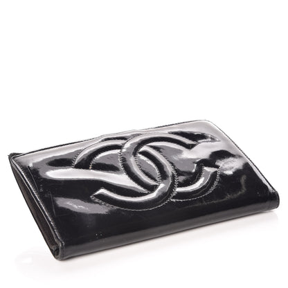 Chanel Patent Timeless CC French Wallet Black 4 of 23