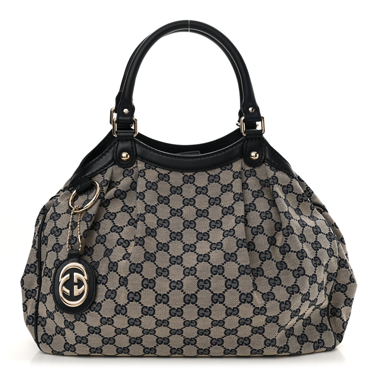Gucci Monogram Medium Sukey Tote Navy 1 of 11