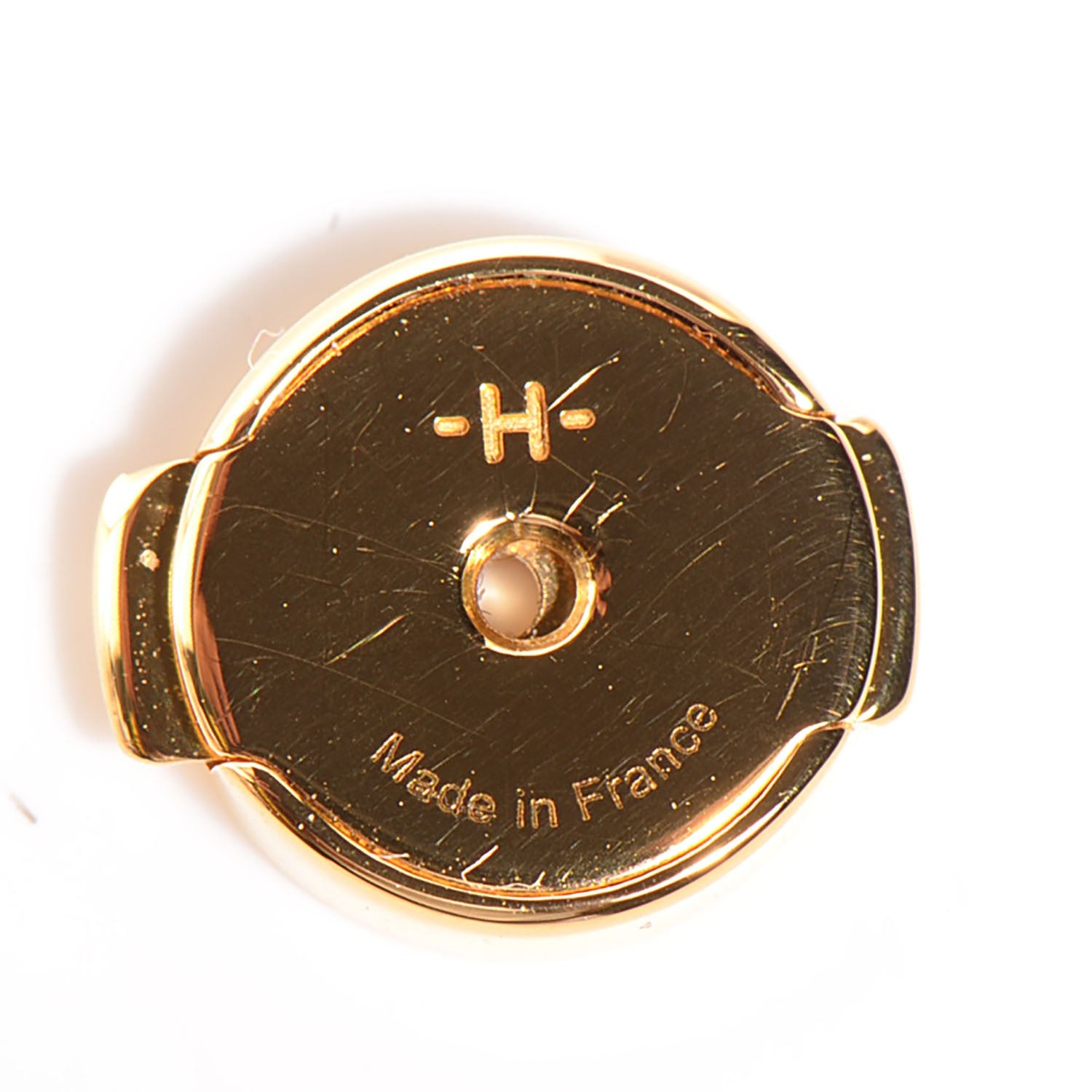 Hermes Lacquered Pop H Earrings Purple 5 of 6