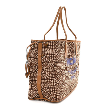 MCM Visetos Large Liz Reversible Shopper Tote Cognac 5 of 16
