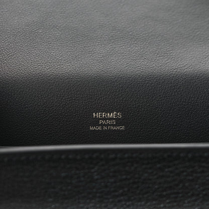Hermes Chevre Mysore Geta Black 6 of 9