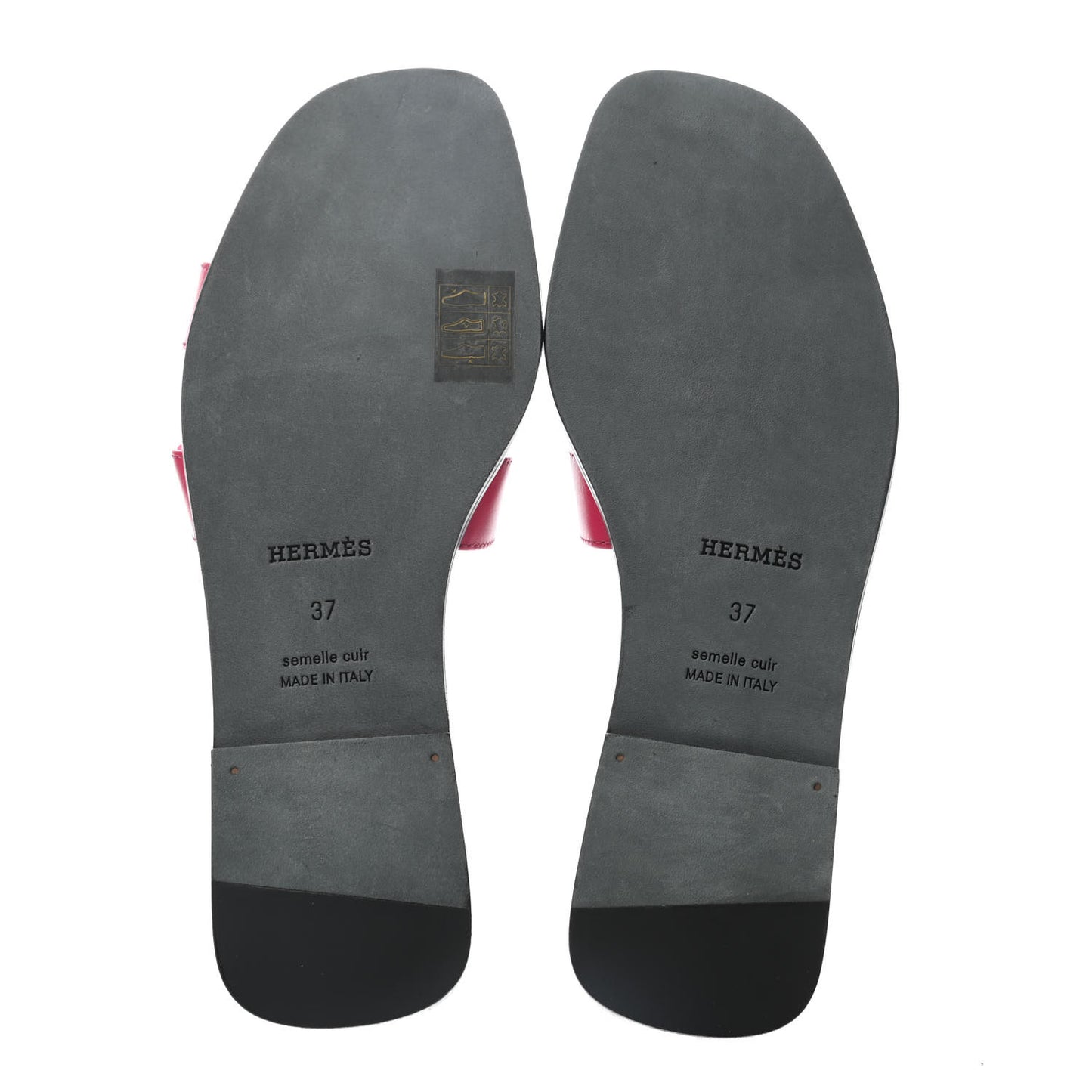 Calfskin Oran Sandals 37 Rose Extreme