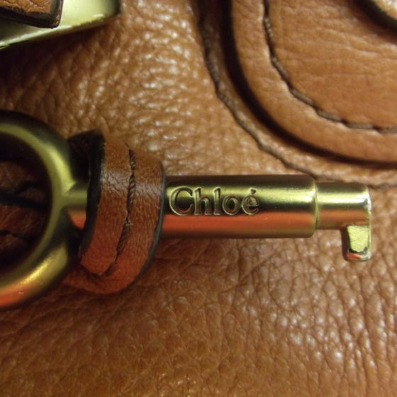 Chloe Leather Paddington Satchel Whiskey 17 of 18