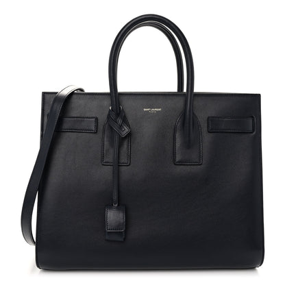 Saint Laurent Calfskin Small Sac De Jour Navy 1 of 10