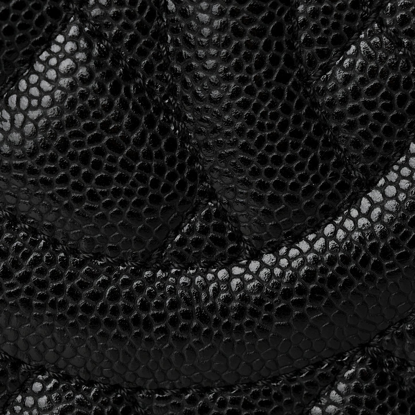 Caviar Quilted Grand Shopping Tote GST Black