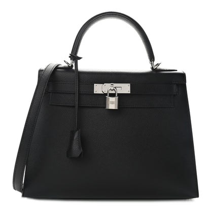 Hermes Epsom Kelly Sellier 28 Black 1 of 37
