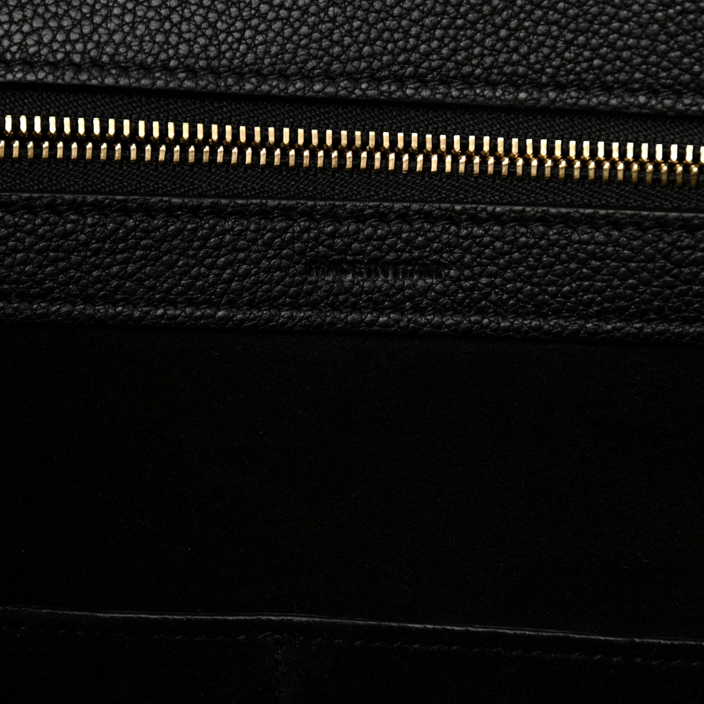 Soft Grained Calfskin Medium Belt Cabas Phantom Black