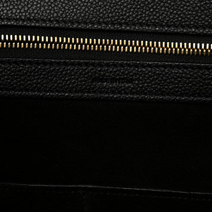 Celine Soft Grained Calfskin Medium Belt Cabas Phantom Black 7 of 9