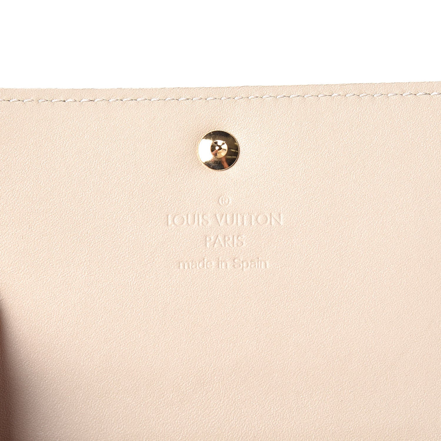 Louis Vuitton Vernis Business Card Holder Blanc Corail 5 of 8