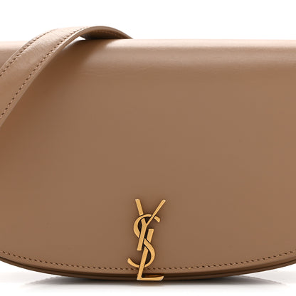 Saint Laurent Box Calfskin Mini Voltaire Shoulder Bag Dark Cork 8 of 10