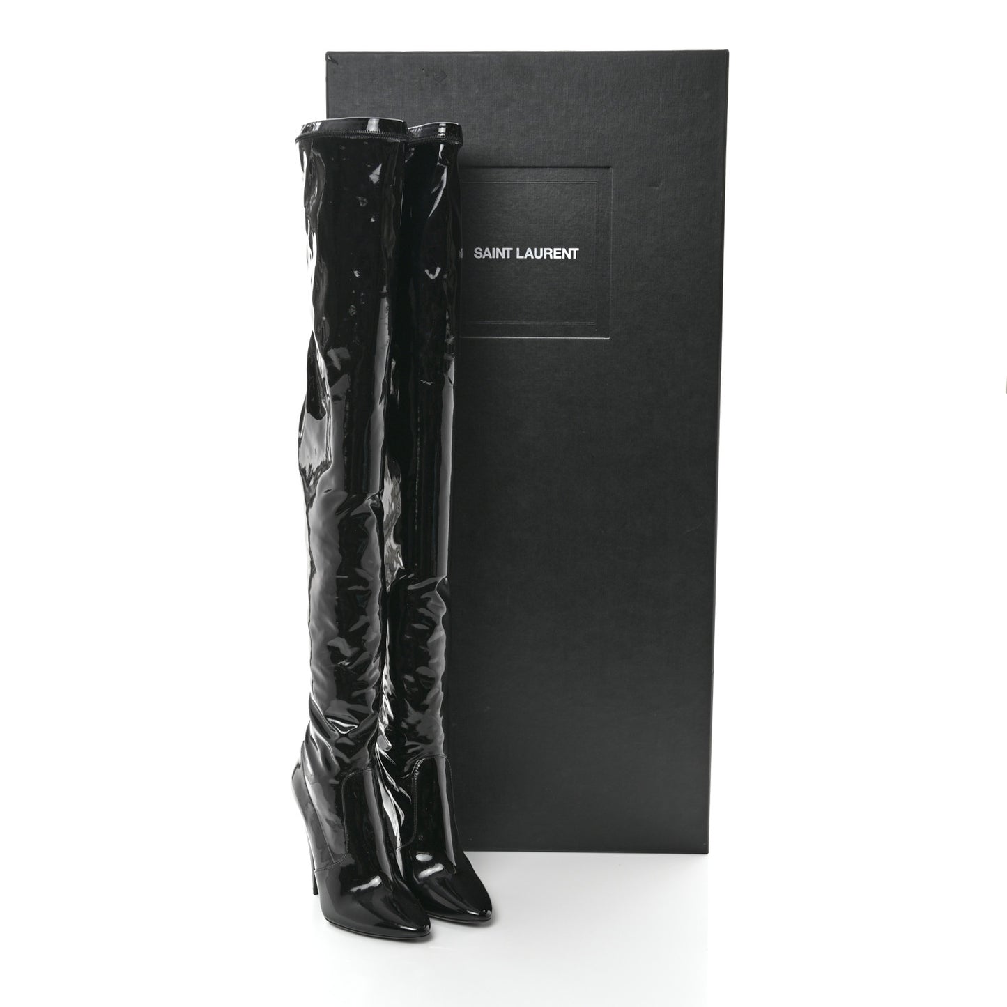 Latex Ayalah 110 Over The Knee Boots 38 Black