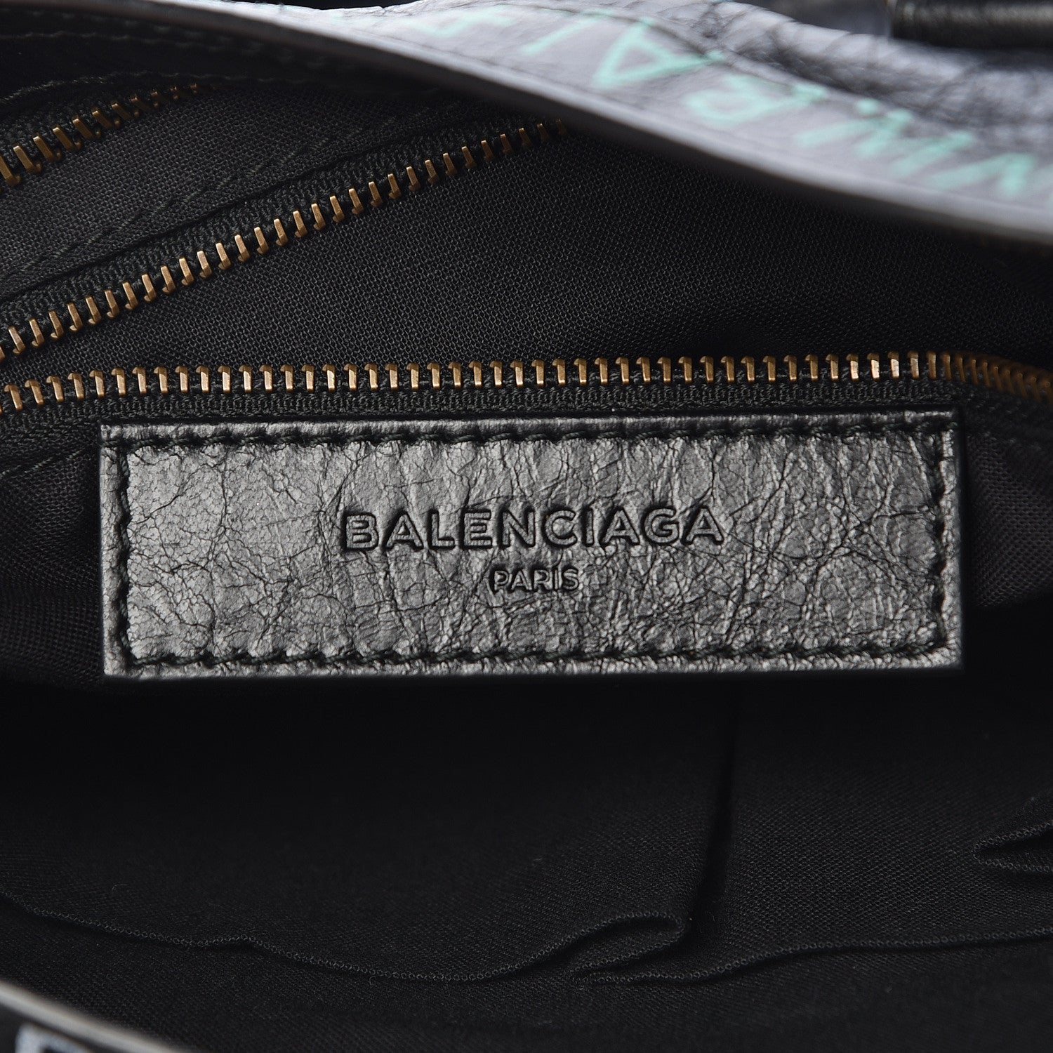 Balenciaga Agneau Graffiti All Over Classic Hardware S City Black Multicolor 6 of 10