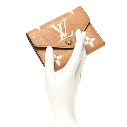 Louis Vuitton Empreinte Monogram Giant Victorine Wallet Arizona Creme 2 of 9