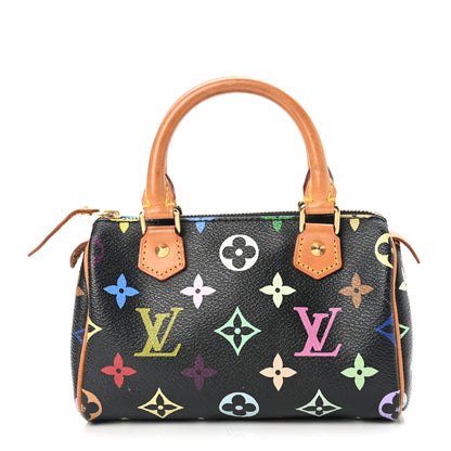Louis Vuitton Monogram Multicolor Mini Sac HL Speedy Black 1 of 12