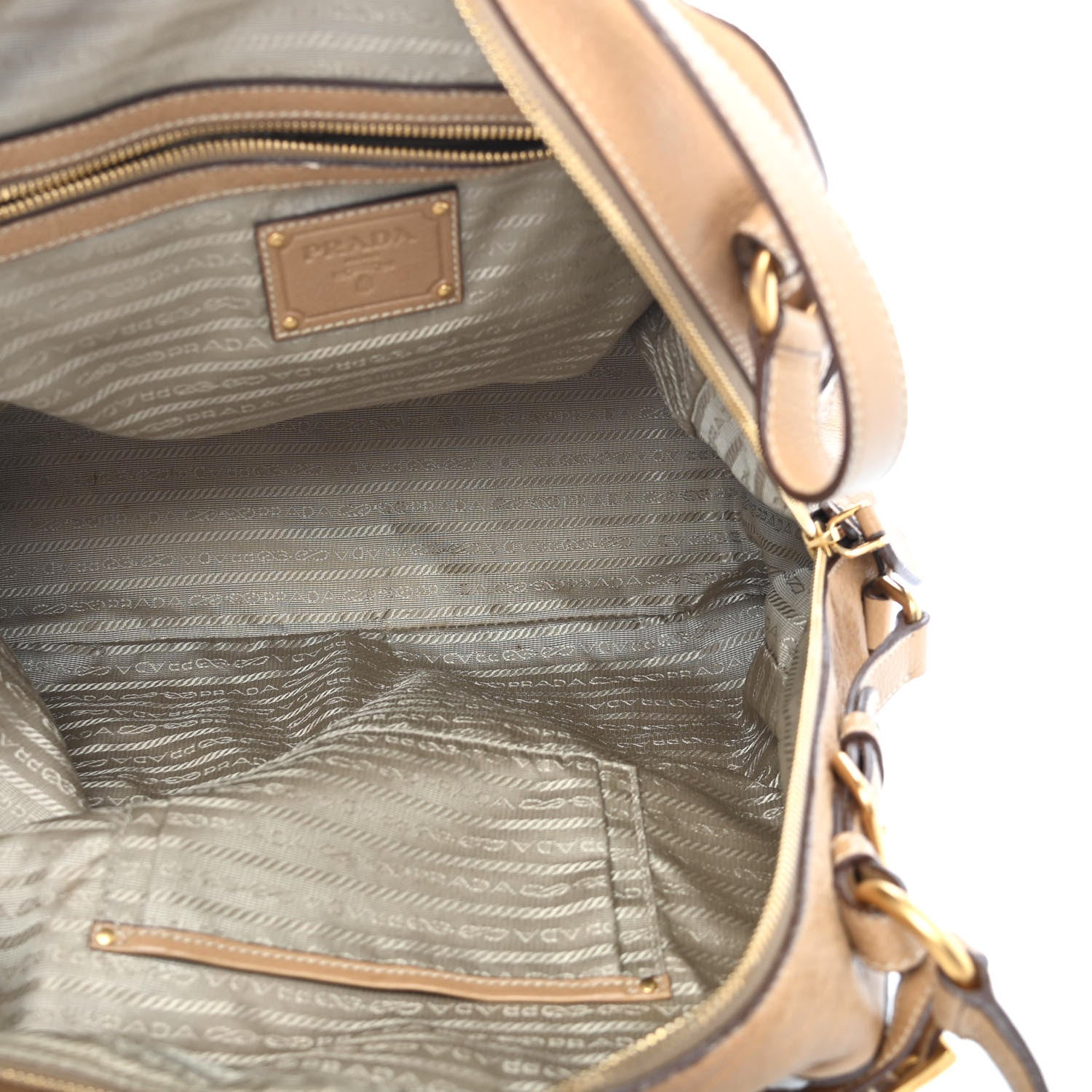 Prada Cervo Antik Tote Naturale 4 of 4