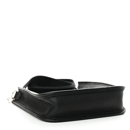 Hermes Taurillon Clemence Evelyne TPM Black 4 of 10