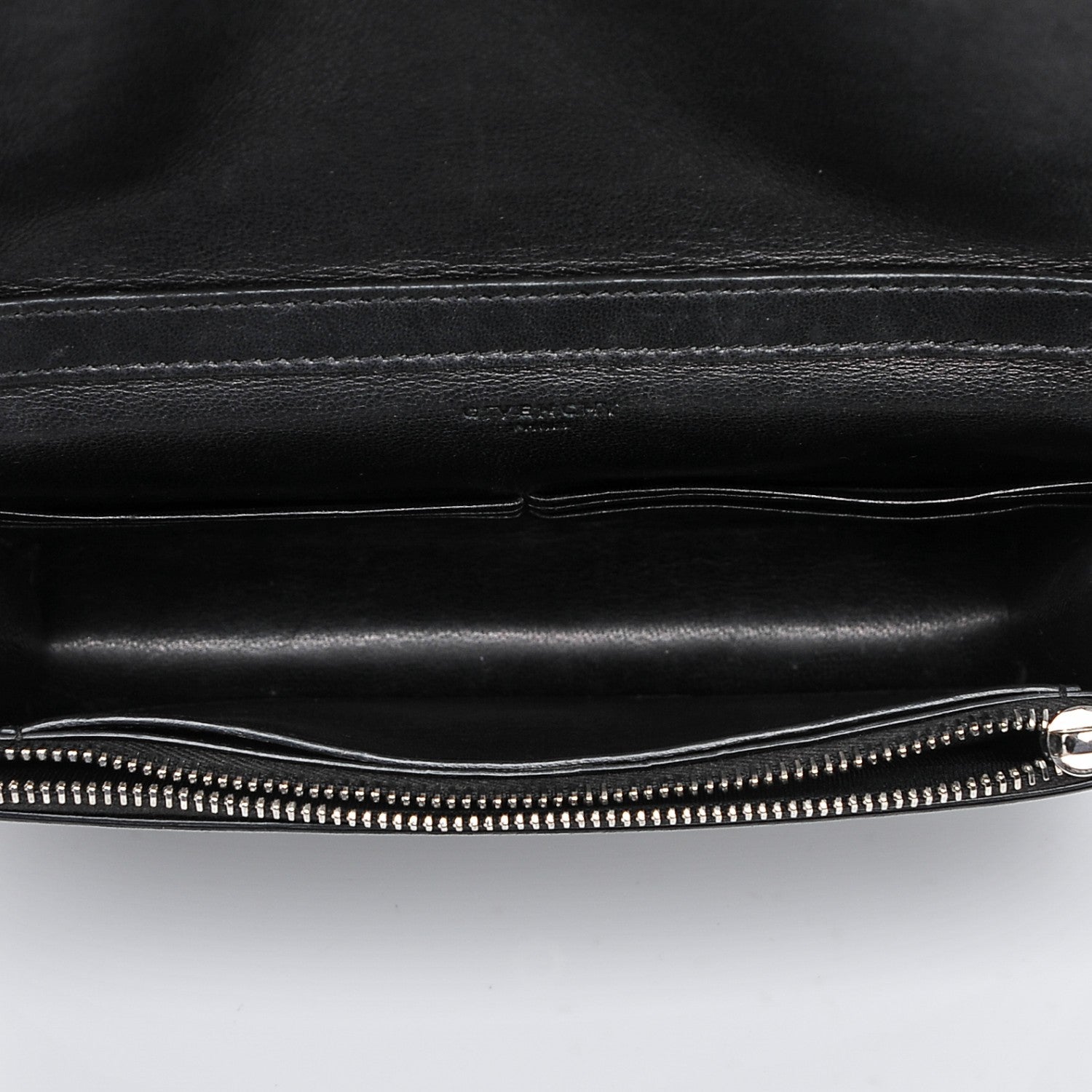 Givenchy Sugar Goatskin Pandora Chain Wallet Black 5 of 6