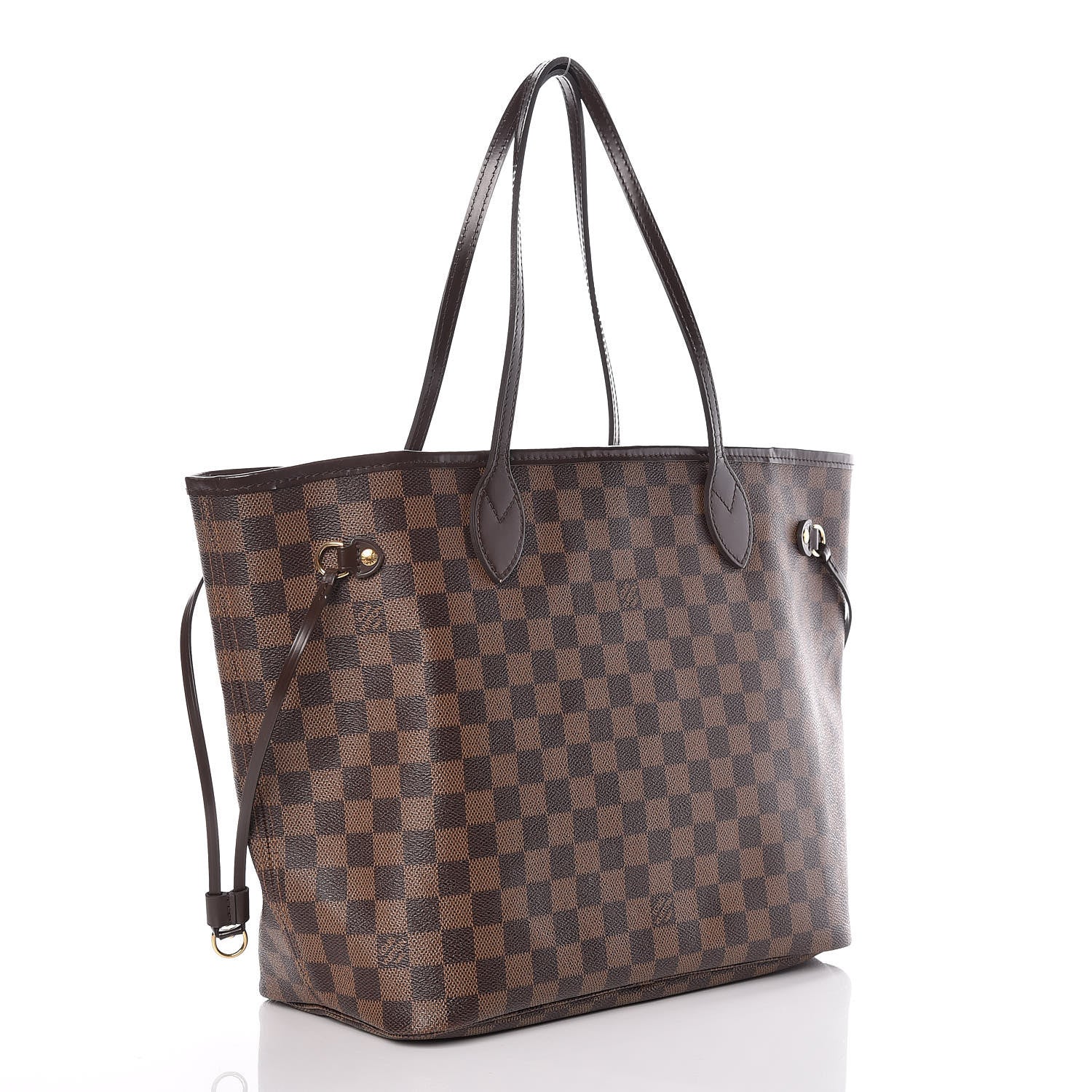 Louis Vuitton Damier Ebene Neo Neverfull MM Rose Ballerine 4 of 29