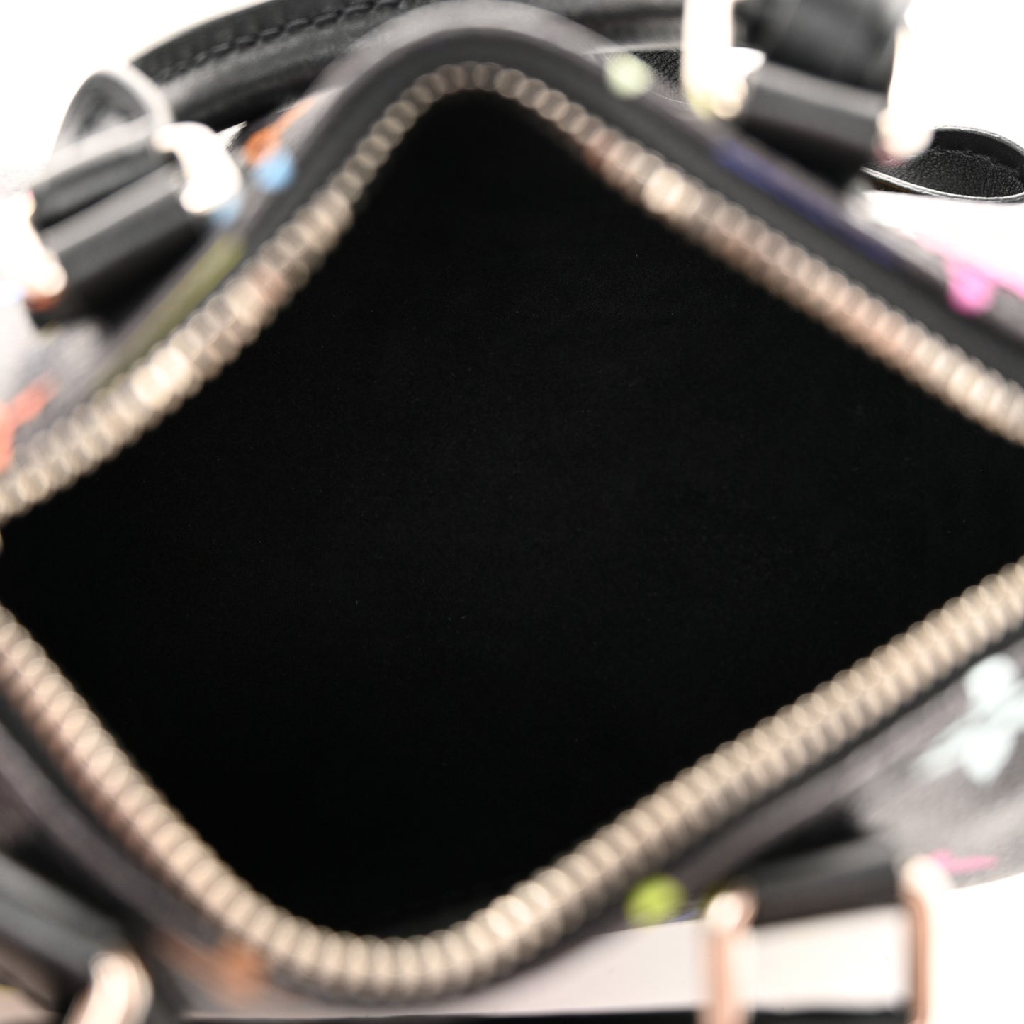 LV X TM Monogram Multicolor Nano Speedy Black