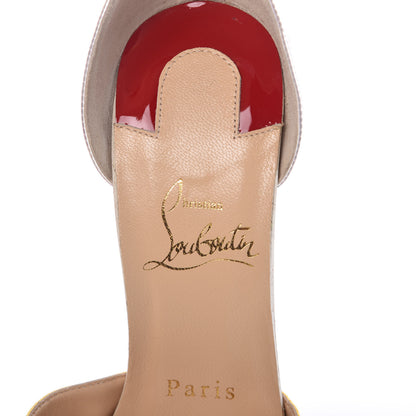 Christian Louboutin PVC Patent Ruban Calfskin Metricathy 150 Pumps 36 Transparent Yellow 5 of 8