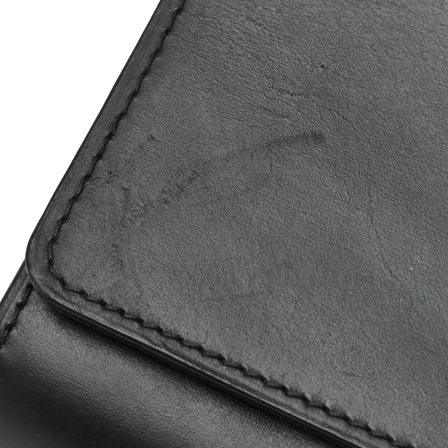 Louis Vuitton Calfskin Chain Louise MM Black 14 of 18