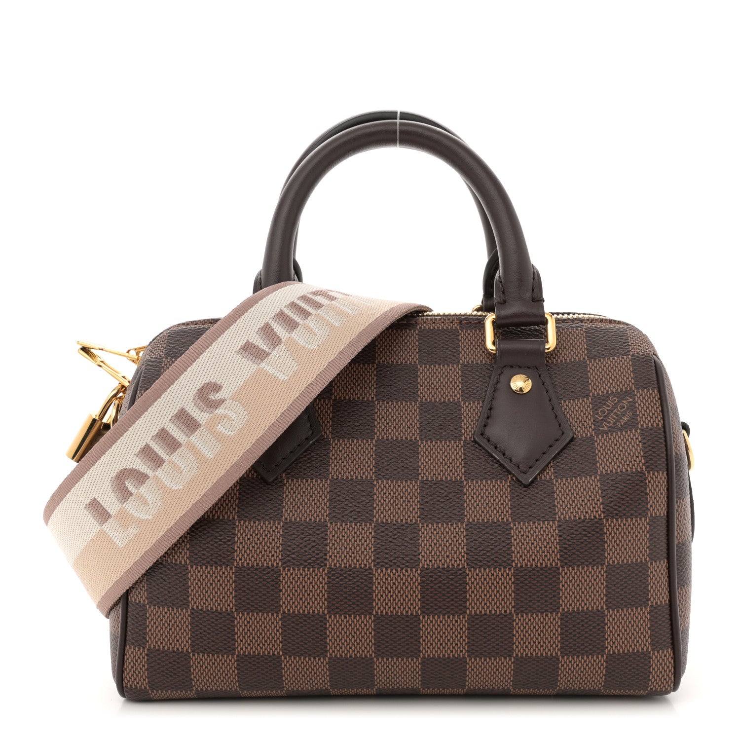 Louis Vuitton Damier Ebene Speedy Bandouliere 20 1 of 10