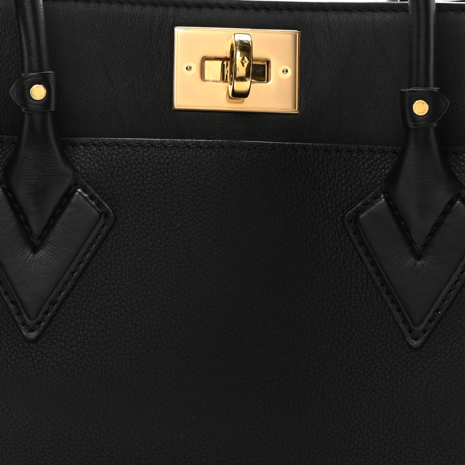 Louis Vuitton Calfskin Monogram Tufting On My Side Black 8 of 10