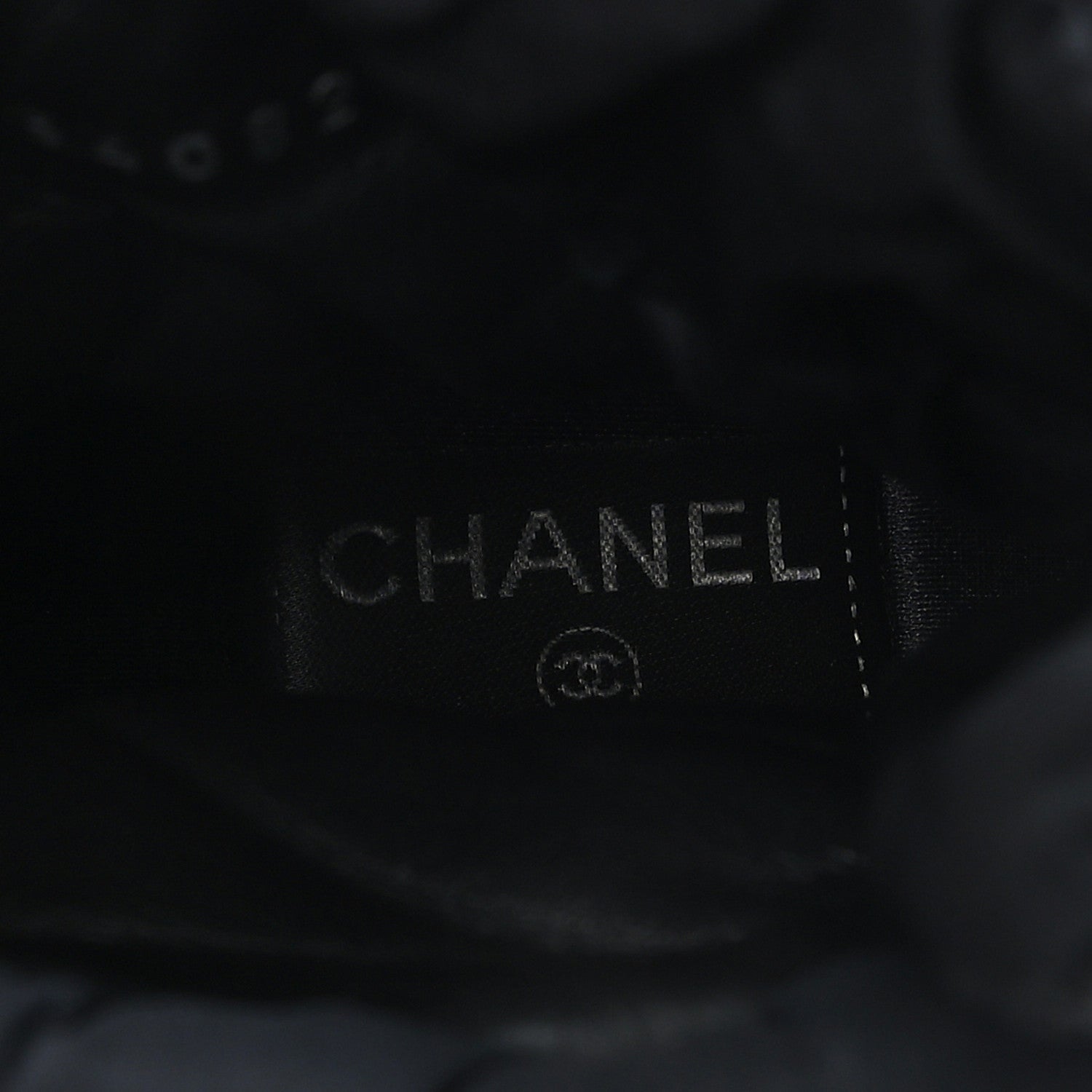 Chanel Nylon Calfskin Womens Coco Neige Short Boots 40 Black 8 of 9